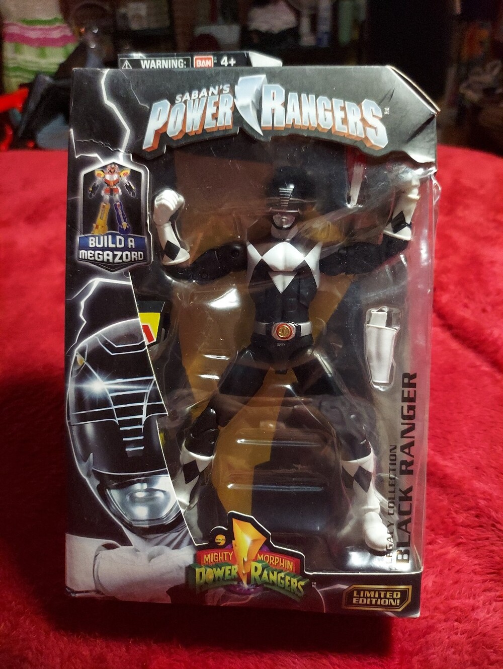 2017 Saban Power Rangers Legacy Collection Black Ranger Brand New